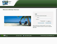 Tablet Screenshot of mckinleytravel.medialightbox.com
